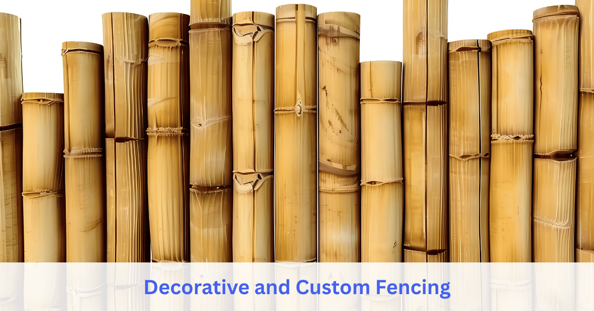 Decorative and Custom Fencing service