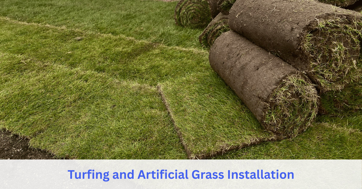 Turfing and Artificial Grass Installation service