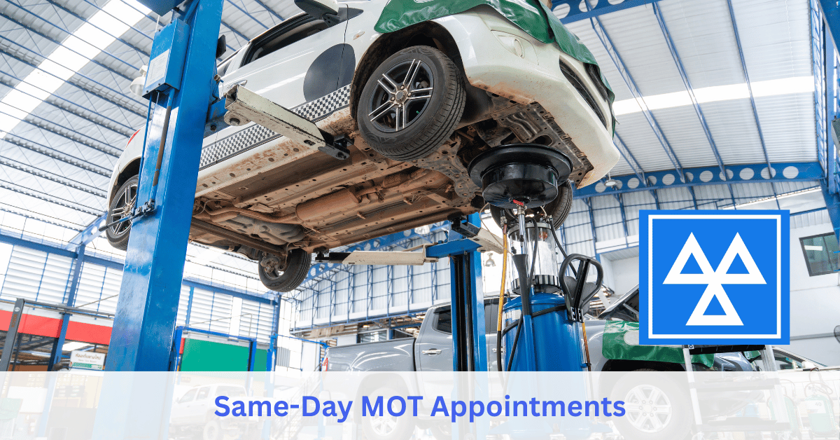 Same-Day MOT Appointments service